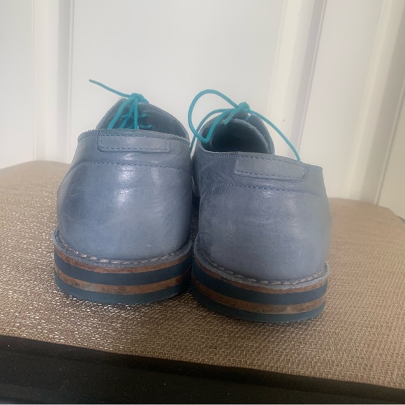 Men’s Blue Leather Otisopse Oxford - Picture 9 of 9
